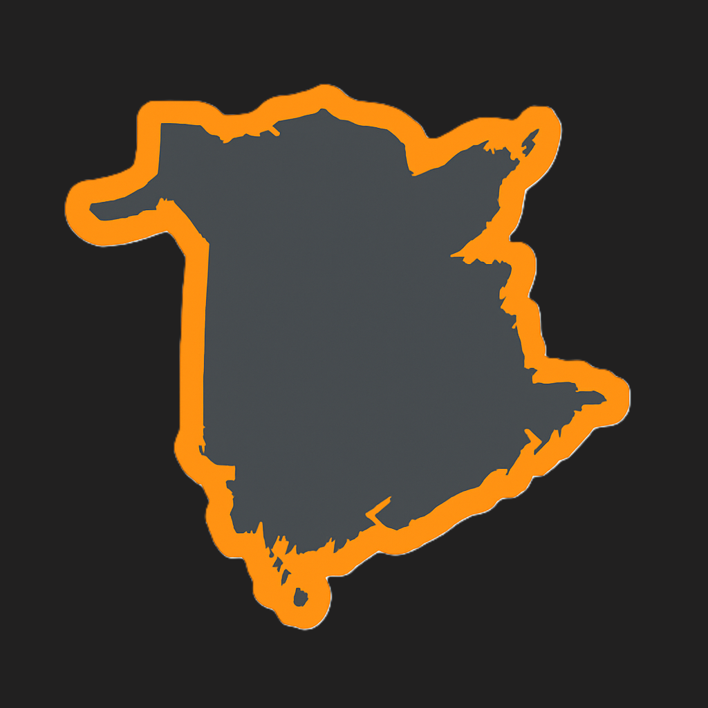 New Brunswick Map